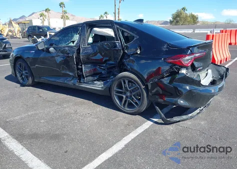 2024 Acura Tlx A-Spec Package из США, поврежденный, VIN 19UUB6F50RA001031